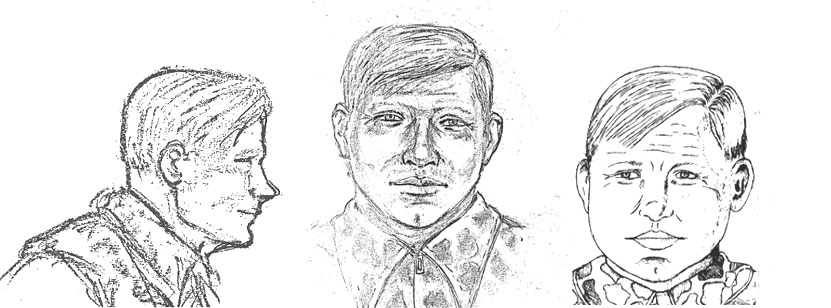 Witness Sketches of the Visalia Ransacker